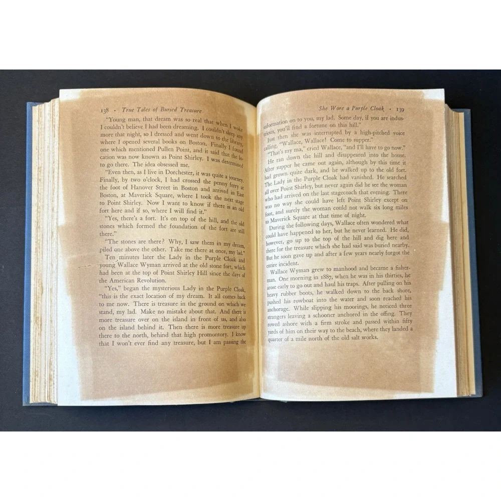 True Tales‎ of Buried Treasure Oak Island SIGNED Edward Rowe Snow Hardcover 1951